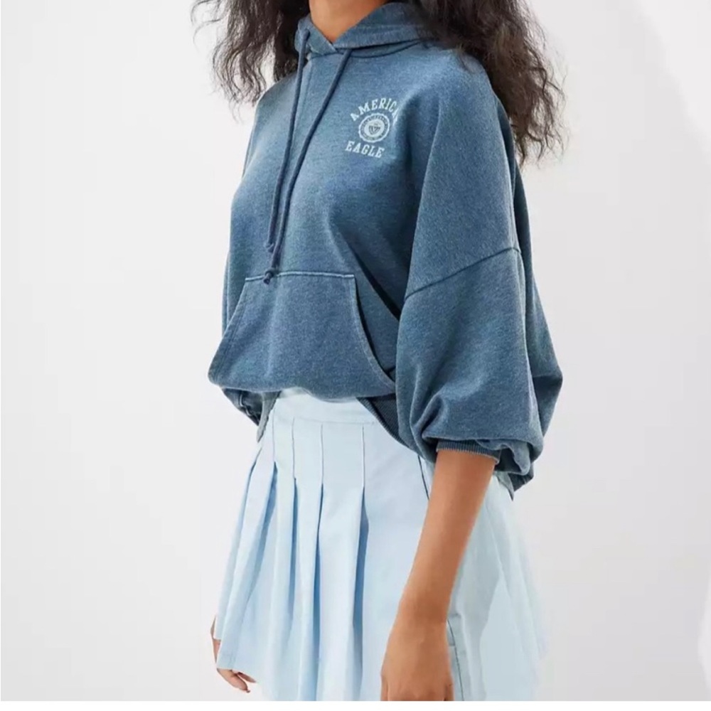 American Eagle super hi-rise pleated skirt